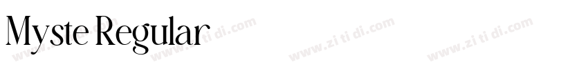 Myste Regular字体转换 Myste Regular字体转换